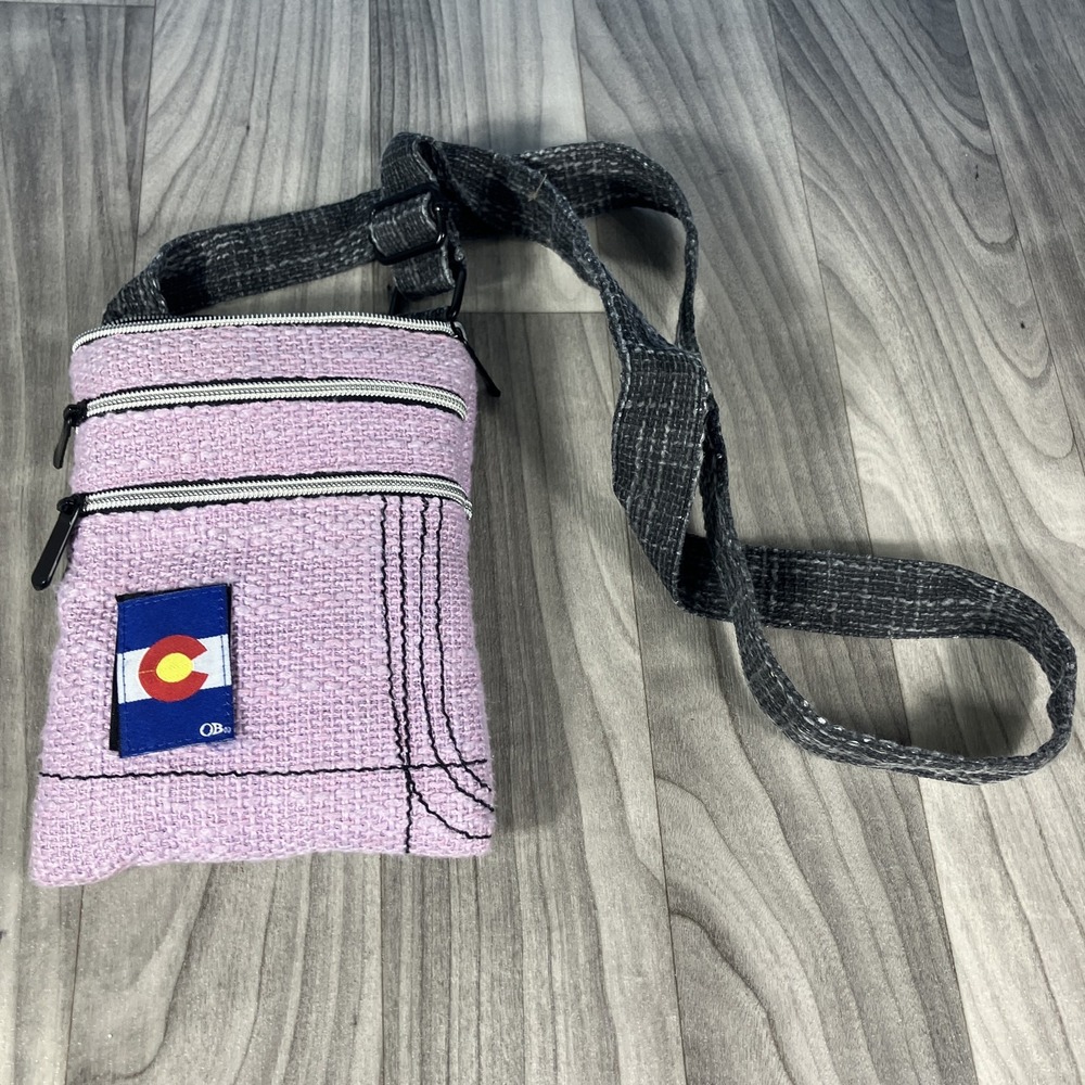 Dime Bags Lavender Mini‎ Crossbody Shoulder Bag Colorado Flag Patch Travel